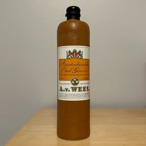 A. van Wees Amsterdamsche Oude Genever Empty Display Bottle
